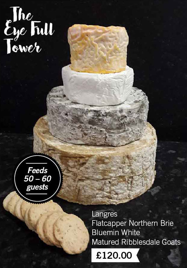 The Eye Full Tower Cheese Wedding Cake