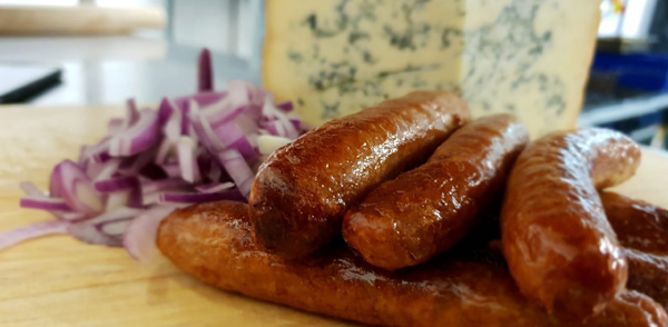 Stilton and Red Onion Sausage